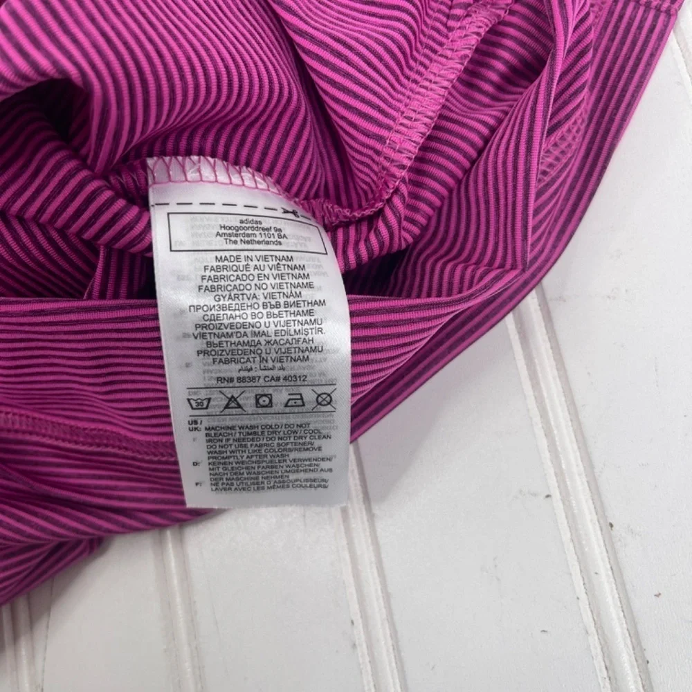 NWT adidas Men's Ottoman Stripe Golf Polo Shirt Small